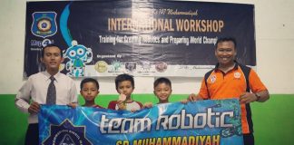 SD Muhammadiyah Birrul Walidain Kudus Juara III Lomba Robotik Internasional