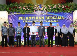 Pelantikan Bersama Kepala Sekolah dan Madrasah Muhammadiyah se-Kabupaten Kudus