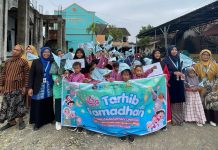 Sapa Warga dengan Pawai Tarhib, MI Muhammadiyah Undaan Tebar Sukacita Sambut Ramadhan