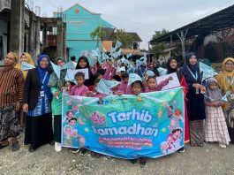 Sapa Warga dengan Pawai Tarhib, MI Muhammadiyah Undaan Tebar Sukacita Sambut Ramadhan