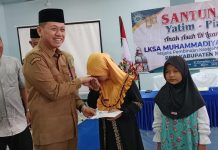 Bupati Kudus Hadiri Santunan Anak Yatim LKSA Muhammadiyah Samsah Kudus