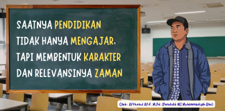 SAATNYA PENDIDIKAN TIDAK HANYA MENGAJAR, TAPI MEMBENTUK KARAKTER DAN RELEVANSINYA ZAMAN