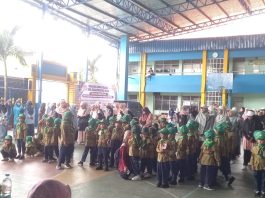 TK ABA V Gondangmanis dan PC IGABA Kota Tim 2 Sabet Juara Lomba Senam Milad ‘Aisyiyah Kudus