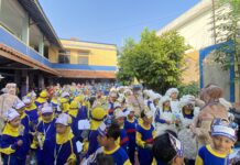 Pawai Ta’aruf MATAMUDA MI Muhammadiyah Satu Kudus Semarak, 279 Siswa Tampilkan Kreativitas dan Semangat Berkemajuan