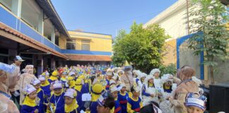 Pawai Ta’aruf MATAMUDA MI Muhammadiyah Satu Kudus Semarak, 279 Siswa Tampilkan Kreativitas dan Semangat Berkemajuan