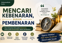 Mencari Kebenaran, Bukan Pembenaran: Jalan Ilmu yang Menuntun Umat