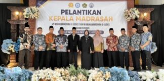 Pelantikan Kepala MI Muhammadiyah 1 Kudus dan MI Muhammadiyah 2 Program Khusus Berlangsung Khidmat, Awali Komitmen Baru Mewujudkan Pendidikan Berkemajuan