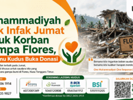 PP Muhammadiyah Ajak Umat Salurkan Infak Jumat untuk Korban Gempa Flores, Lazismu Kudus Buka Donasi