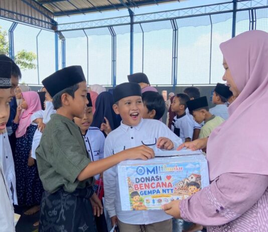 MI Muhammadiyah 1 Kudus Semarakkan Maulid Nabi dengan Donasi Gempa NTT