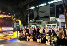 53 Kader Nasyiatul Aisyiyah Kudus Berangkat Ikuti Muktamar XV di Universitas Muhammadiyah Surakarta