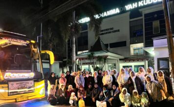 53 Kader Nasyiatul Aisyiyah Kudus Berangkat Ikuti Muktamar XV di Universitas Muhammadiyah Surakarta